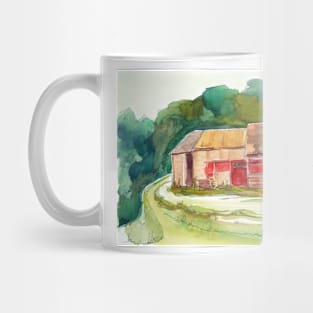 Old Sheds in Melbourne, Derbyshire Mug